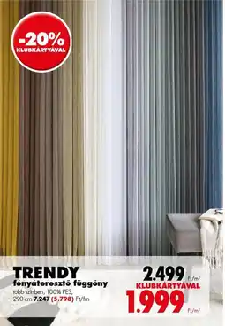 Diego Trendy fényáteresztő függöny ajánlat