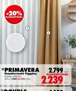 Diego Primavera fényáteresztő függöny ajánlat