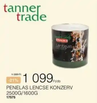 Penelas lencse konzerv