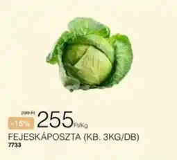 Chef Market fejeskáposzta ajánlat