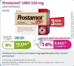 Kulcs Patika Prostamol Uno ajánlat