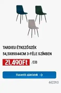 Praktiker Tardieu étkezőszék ajánlat