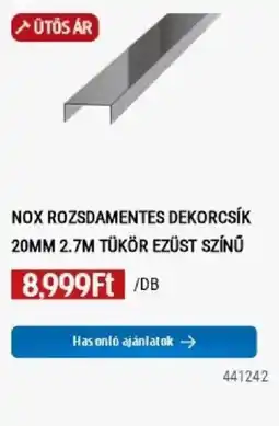 Praktiker Nox rozsdamentes dekorcsik ajánlat