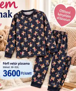Pepco Férfi velúr pizsama ajánlat