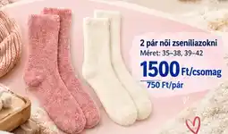 Pepco női zseníliazokni ajánlat