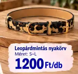 Pepco Leopárdmintás nyakörv ajánlat
