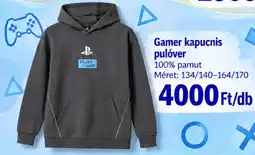 Pepco Playstation gamer kapucnis pulóver ajánlat