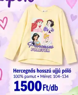 Pepco Hercegnős hosszú ujjú póló ajánlat