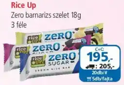 ÁRKLUB Rice Up zero barnariz szelet ajánlat