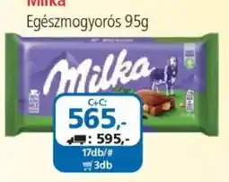 ÁRKLUB Milka egészmogyorós ajánlat
