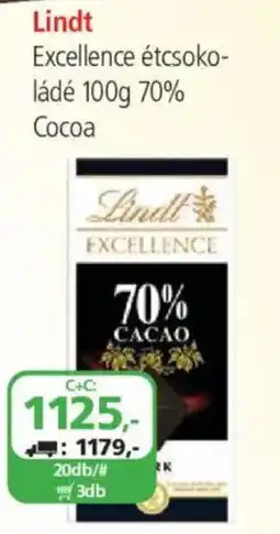 ÁRKLUB Lindt excellence étcsokoládé ajánlat