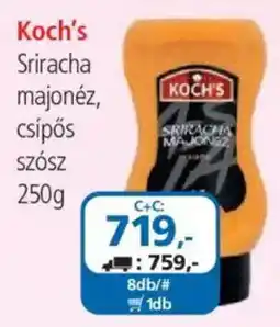 ÁRKLUB Koch's sriracha majonéz ajánlat