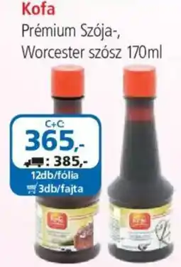 ÁRKLUB Kofa prémium szója, worcester szósz ajánlat