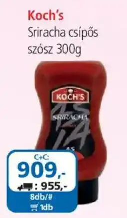 ÁRKLUB Koch's sriracha csípős szósz ajánlat