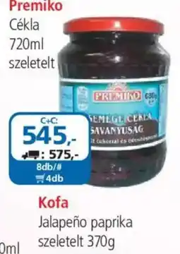 ÁRKLUB Premiko cékla ajánlat