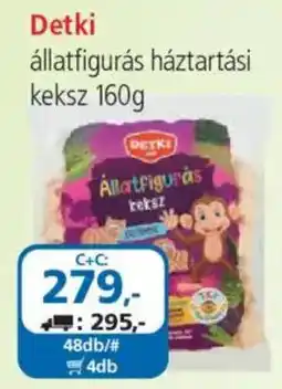 ÁRKLUB Detki állatfigurás háztartási keksz ajánlat