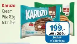 ÁRKLUB Karuzo cream pita ajánlat