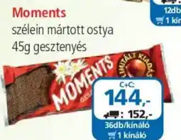 ÁRKLUB Moments szélein mártott ostya ajánlat