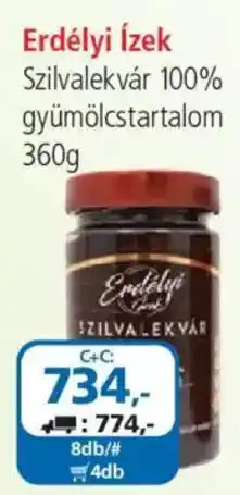 ÁRKLUB Erdélyi ízek szilvalekvár ajánlat