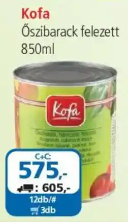 ÁRKLUB Kofa öszibarack ajánlat