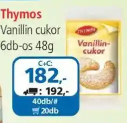 ÁRKLUB Thymos vanillin cukor ajánlat