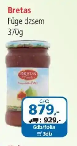 ÁRKLUB Bretas füge dzsem ajánlat