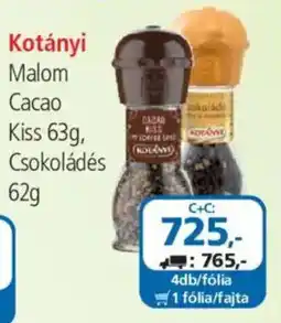 ÁRKLUB Kotányi malom cacao ajánlat