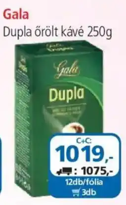 ÁRKLUB Gala dupla órült kávé ajánlat