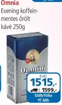ÁRKLUB Omnia koffeinfrees kávé ajánlat