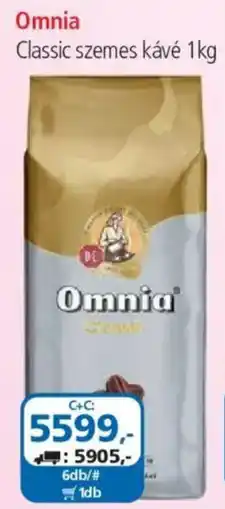 ÁRKLUB Omnia classic szemes kávé ajánlat