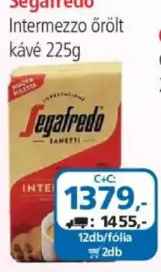 ÁRKLUB Segafredo intermezzo örölt kávé ajánlat