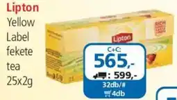 ÁRKLUB lipton yellow label fekete tea ajánlat