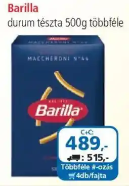 ÁRKLUB Barilla durum tészta ajánlat