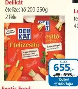 ÁRKLUB Delikát ételizesítő ajánlat