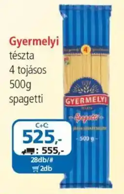 ÁRKLUB Gyermelyi spagetti ajánlat