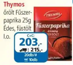 ÁRKLUB Thymos fűszerpaprika ajánlat