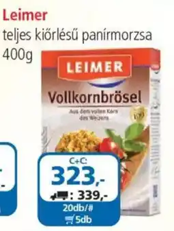 ÁRKLUB Leimer teljes kiőrlésű panírpor ajánlat