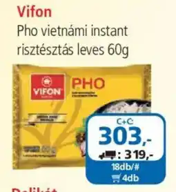 ÁRKLUB Vifon pho vietnámi instant risszetszta ajánlat