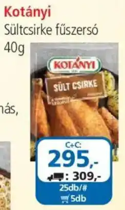 ÁRKLUB Kotányi sültcsirke fűszersó ajánlat