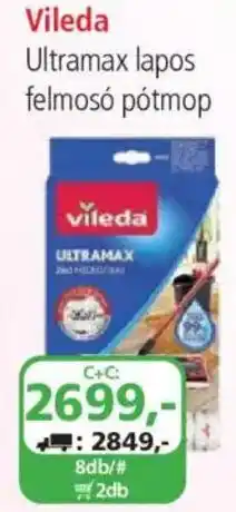 ÁRKLUB Vileda ultramax lapos felmosó pótmap ajánlat