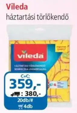 ÁRKLUB Vileda háztartási törlőkendő ajánlat