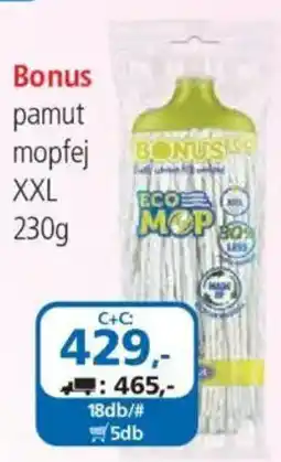 ÁRKLUB Bonus pamut mopfej ajánlat