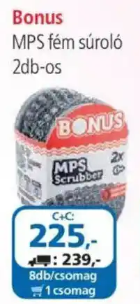 ÁRKLUB Bonus mps fém súroló ajánlat