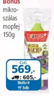 ÁRKLUB Bonus mikro-szálas mopfej ajánlat