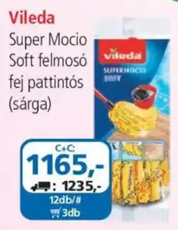 ÁRKLUB Vileda super mocio soft felmosó fej pattintós ajánlat