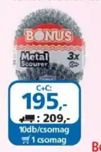 ÁRKLUB Bonus metal scouer ajánlat