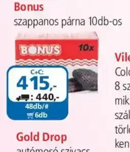 ÁRKLUB Bonus szappanos párna ajánlat