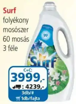 ÁRKLUB Surf folyékony mosószer ajánlat