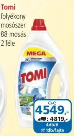 ÁRKLUB Tomi folyékony mosószer ajánlat