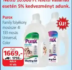 ÁRKLUB Purox family folyékony mosószer ajánlat